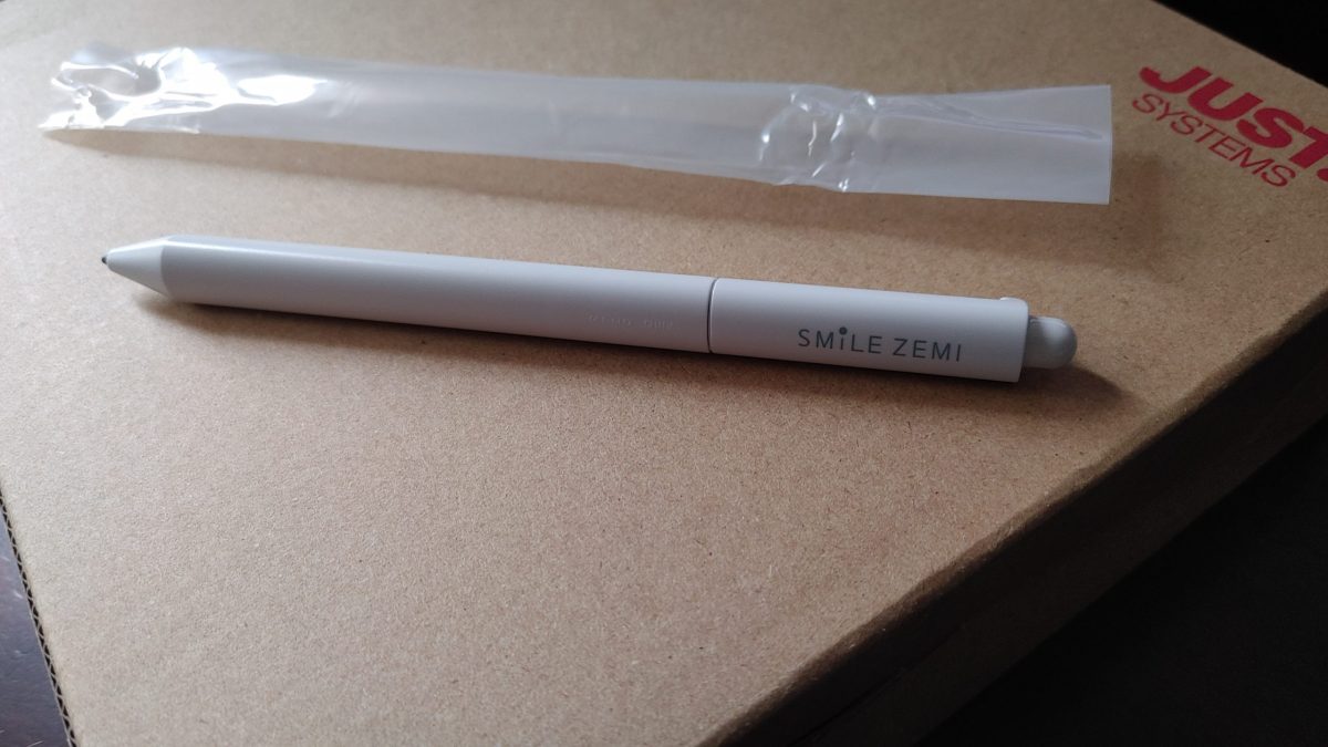 アウトレット品 スマイルゼミに使えるタッチペン ホワイト2本セット zj3